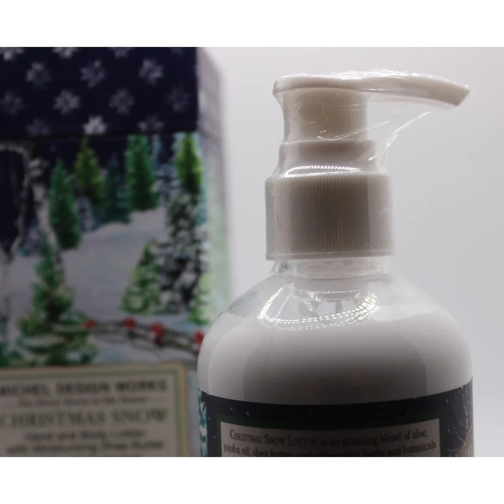 Michel Design Works Shea Butter Hand & Body Lotion Christmas Snow 8 oz Gift Box